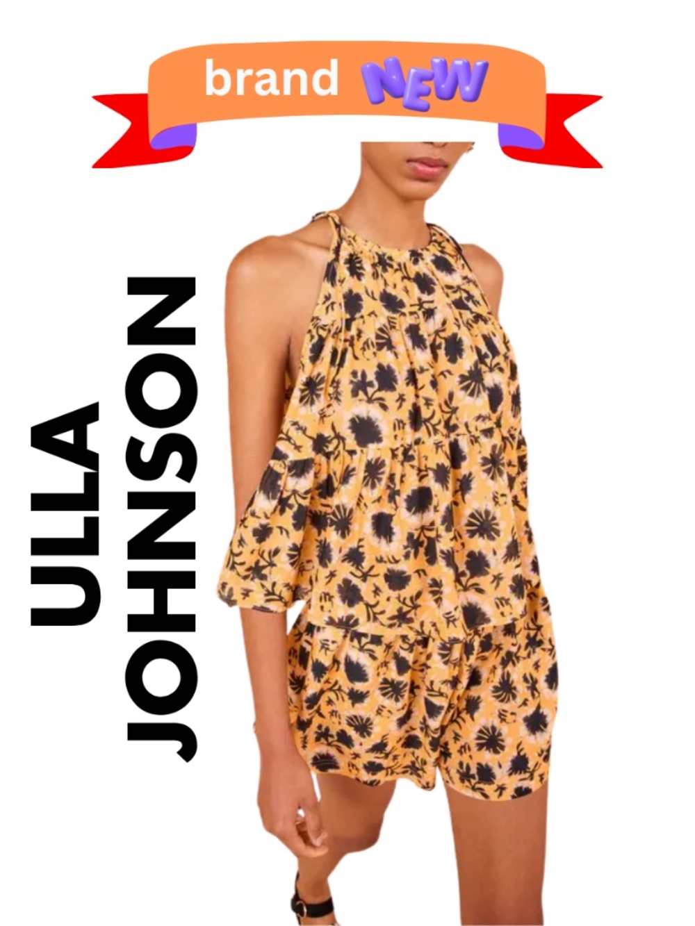 Ulla Johnson Zinnia Bijou Coverup Set - Shorts & Top Zinnia New w/Tags - Size P